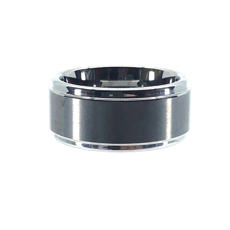 【美品】ete エテ／レディース タングステン リング 指輪／タングステン／11号／シルバー／M03144