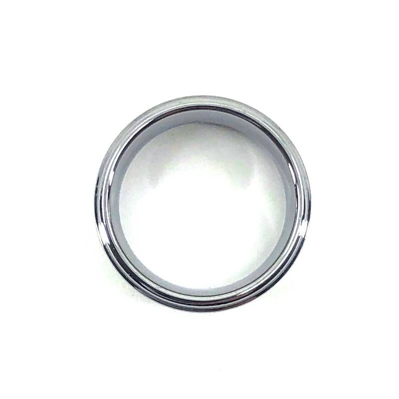 【美品】ete エテ／レディース タングステン リング 指輪／タングステン／11号／シルバー／M03144