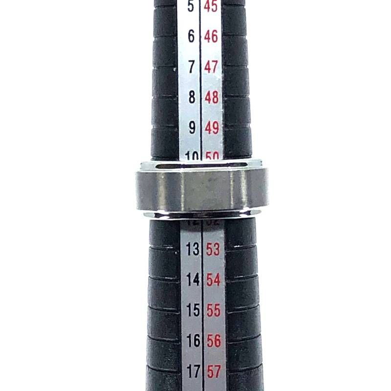 【美品】ete エテ／レディース タングステン リング 指輪／タングステン／11号／シルバー／M03144