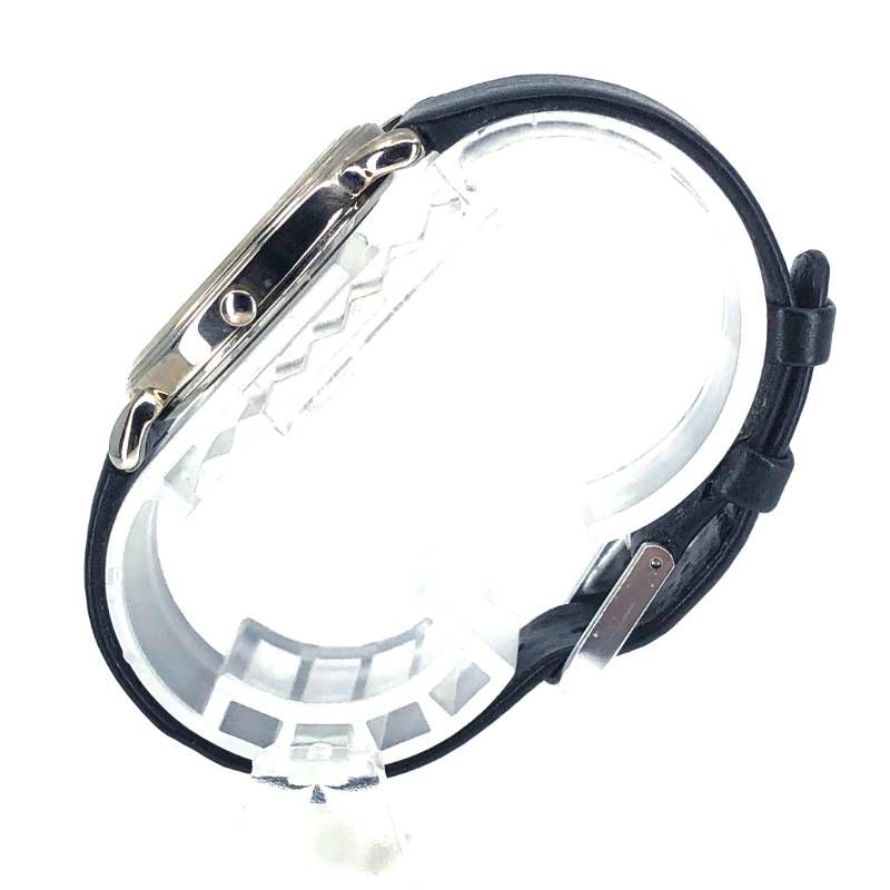 【電池交換済み】銀無垢 大日本 昭和三年／クォーツ／SV925／ブラック・シルバー