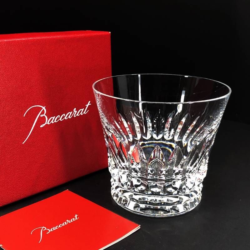 【美品・箱付き】Baccarat バカラ／ティアラ タンブラー／クリスタルグラス／クリア／BC603