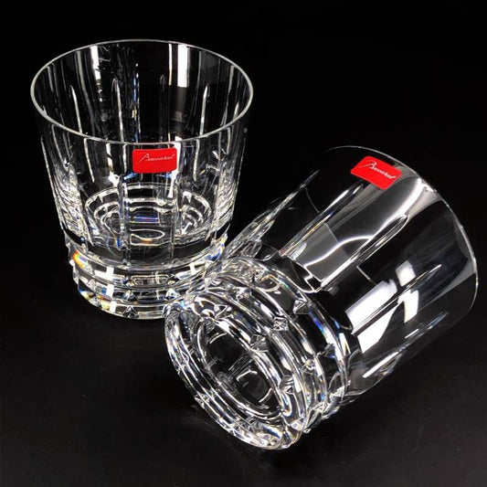 【美品・箱付き】Baccarat バカラ／アルルカン ペア タンブラー／クリスタルグラス／クリア／BC605