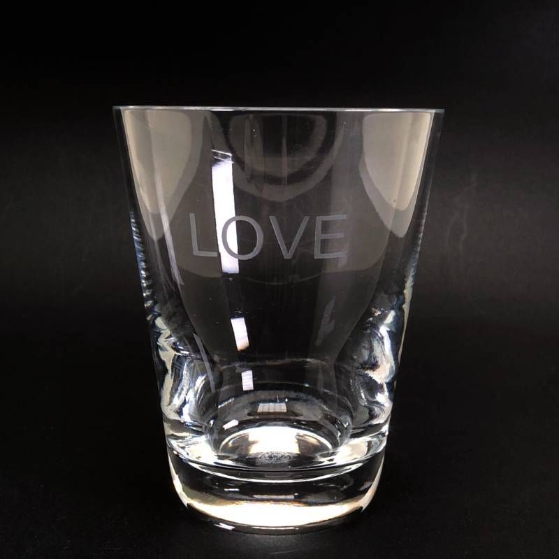 Baccarat バカラ × CASTELBAJAC カステルバジャック コラボ／ Love タンブラー／クリスタルグラス／クリア／BC609