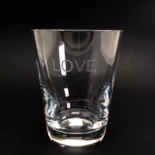 Baccarat バカラ × CASTELBAJAC カステルバジャック コラボ／ Love タンブラー／クリスタルグラス／クリア／BC609