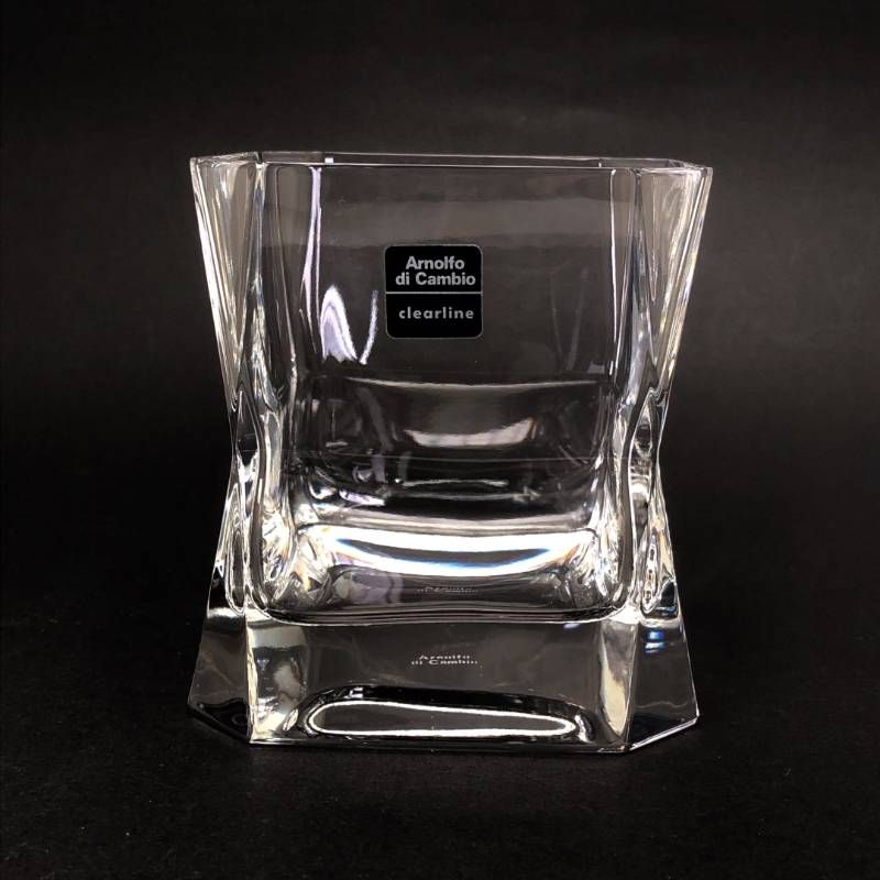 【美品】Arnolfo di Cambio アルノルフォディカンビオ／ブレードランナー  Cibi チビ デッカードグラス／クリスタルグラス／クリア／M03186
