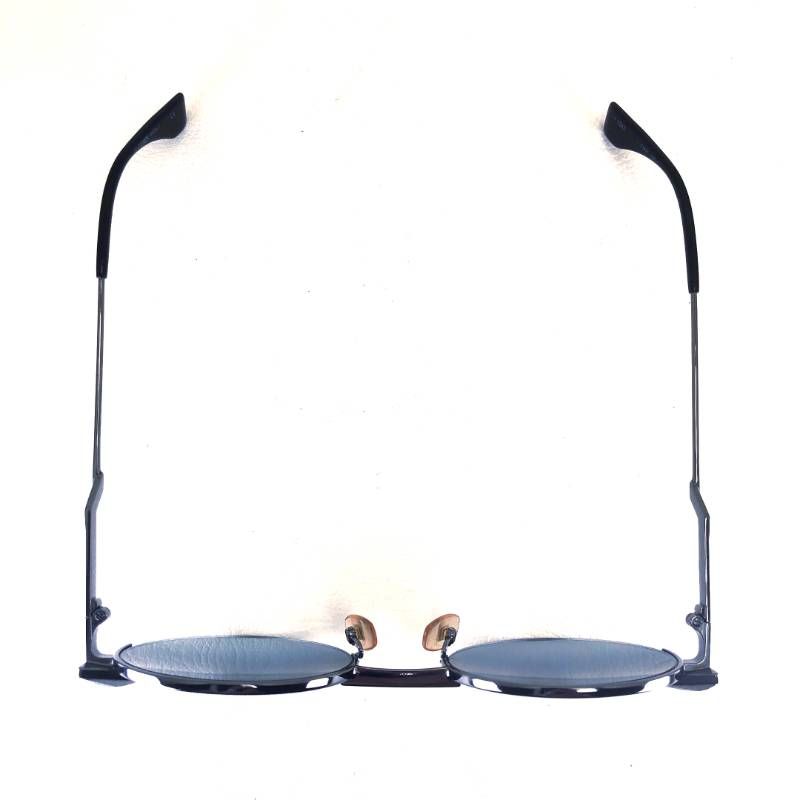 【美品・ケース付き】FENDI フェンディ／サングラス FF 0243/S／メタル・アセテート／51□21 140／スモーキーグリーン・シルバー・ブラック