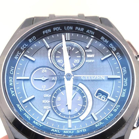 CITIZEN シチズン／アテッサ エコドライブ H804-T018696／ソーラークォーツ／チタン／シルバー・ブラック