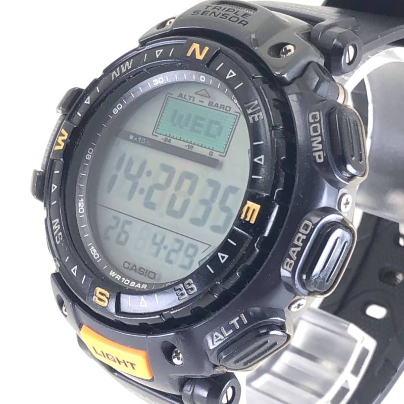 CASIO カシオ／プロトレック PRG-40／クォーツ／ラバー／ブラック