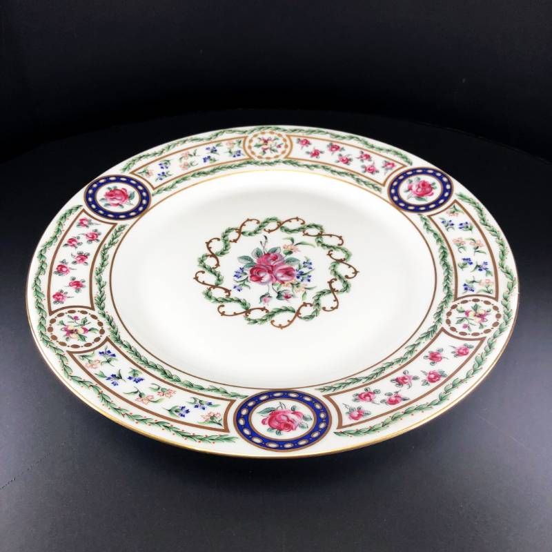 HAVILAND アビランド／ルーブシエンヌ マリーアントワネット プレート 皿／26cm／陶器／マルチカラー／M03204A