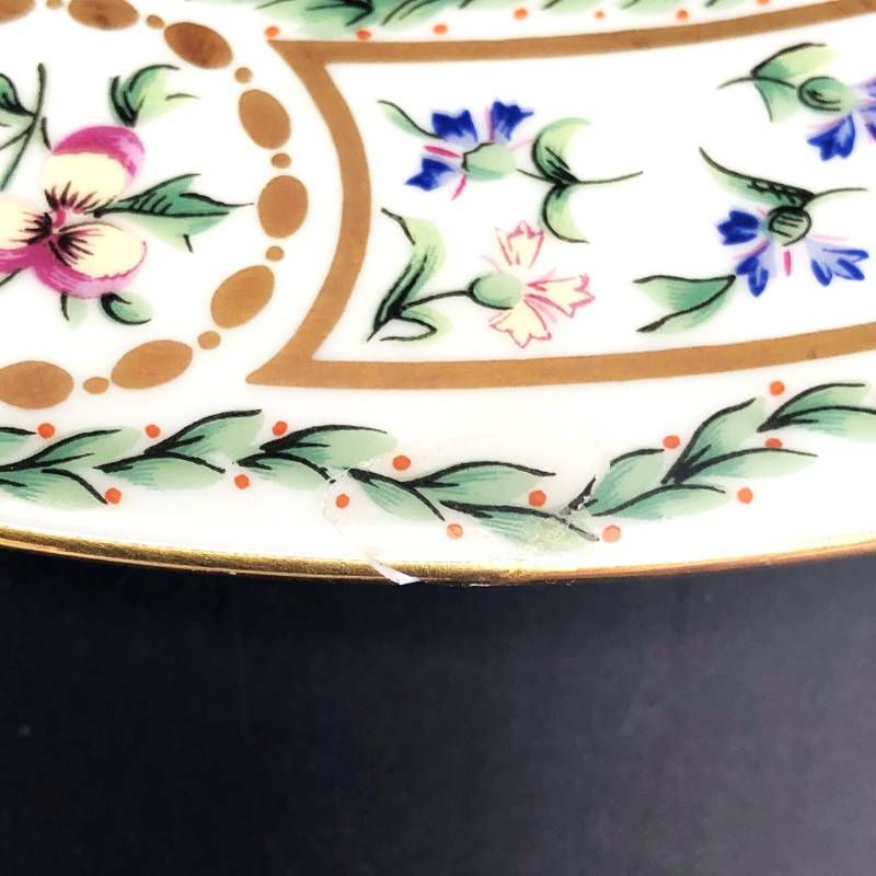 HAVILAND アビランド／ルーブシエンヌ マリーアントワネット プレート 皿／26cm／陶器／マルチカラー／M03204A
