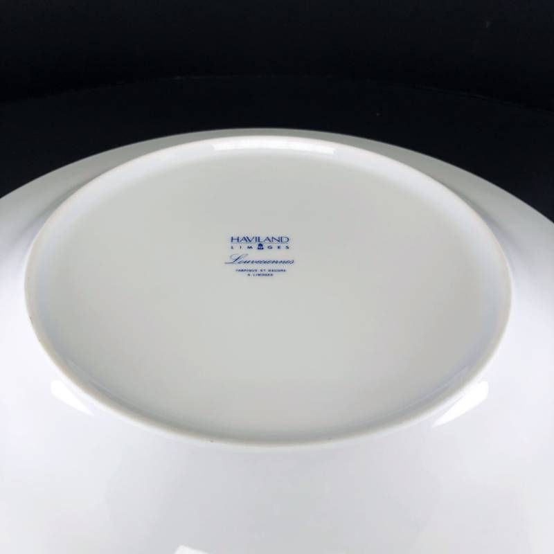 【美品】HAVILAND アビランド／ルーブシエンヌ マリーアントワネット プレート 皿／26cm／陶器／マルチカラー／M03204B