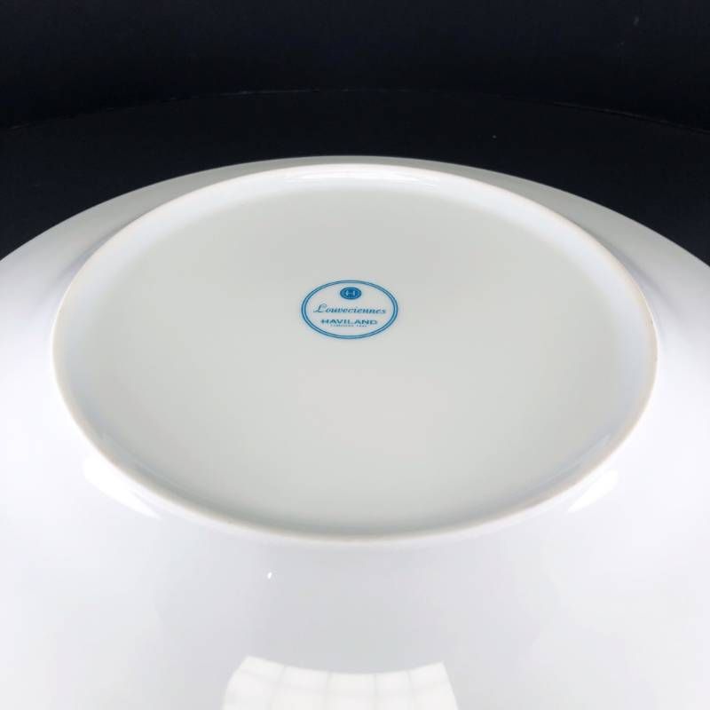 【美品】HAVILAND アビランド／ルーブシエンヌ マリーアントワネット プレート 皿／26cm／陶器／マルチカラー／M03204C