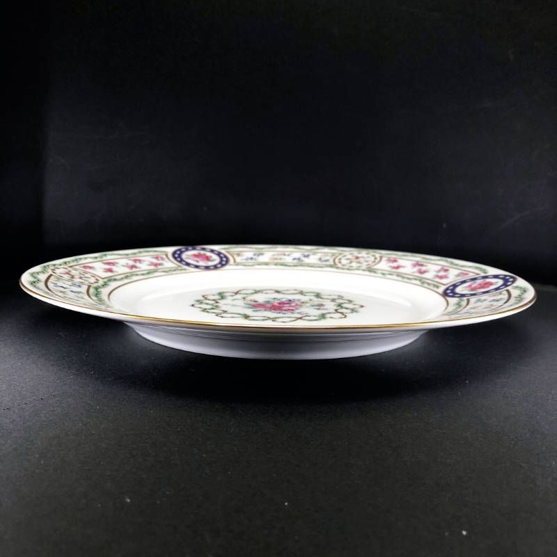【美品】HAVILAND アビランド／ルーブシエンヌ マリーアントワネット プレート 皿／26cm／陶器／マルチカラー／M03204D