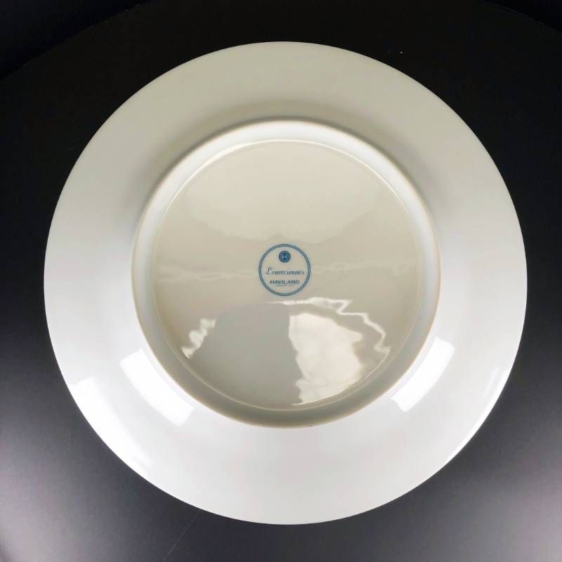 【美品】HAVILAND アビランド／ルーブシエンヌ マリーアントワネット プレート 皿／26cm／陶器／マルチカラー／M03204D