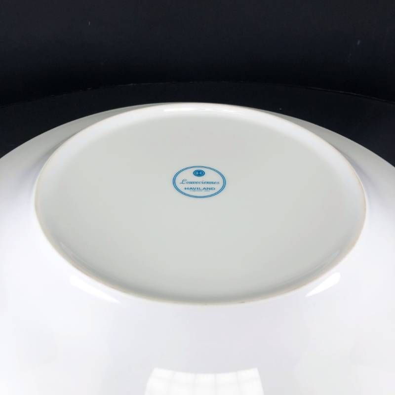 【美品】HAVILAND アビランド／ルーブシエンヌ マリーアントワネット プレート 皿／26cm／陶器／マルチカラー／M03204D