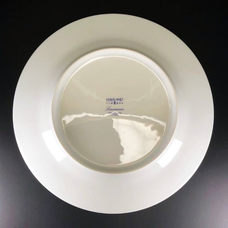 【美品】HAVILAND アビランド／ルーブシエンヌ マリーアントワネット ペア プレート 皿 2枚 セット／26cm／陶器／マルチカラー／M03204E