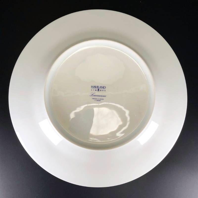 【美品】HAVILAND アビランド／ルーブシエンヌ マリーアントワネット ペア プレート 皿 2枚 セット／26cm／陶器／マルチカラー／M03204E