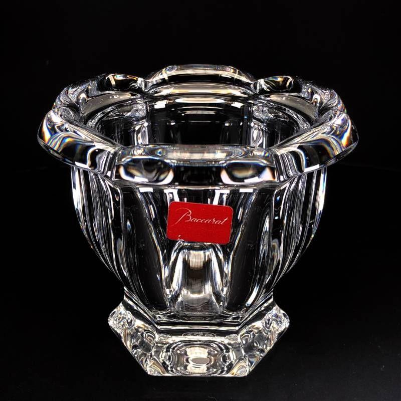 【美品】Baccarat バカラ／ミズーリ ポット ジャム マスタード シュガー／クリスタルグラス／クリア／BC611