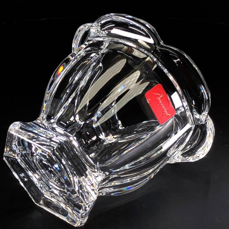 【美品】Baccarat バカラ／ミズーリ ポット ジャム マスタード シュガー／クリスタルグラス／クリア／BC611