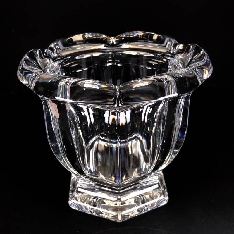 【美品】Baccarat バカラ／ミズーリ ポット ジャム マスタード シュガー／クリスタルグラス／クリア／BC611