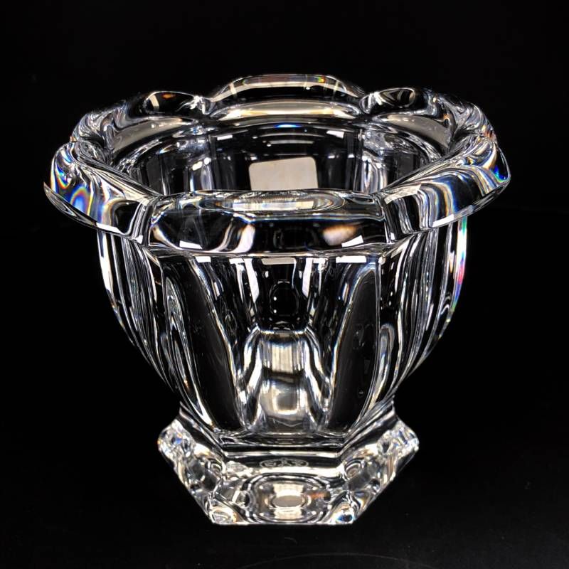 【美品】Baccarat バカラ／ミズーリ ポット ジャム マスタード シュガー／クリスタルグラス／クリア／BC611