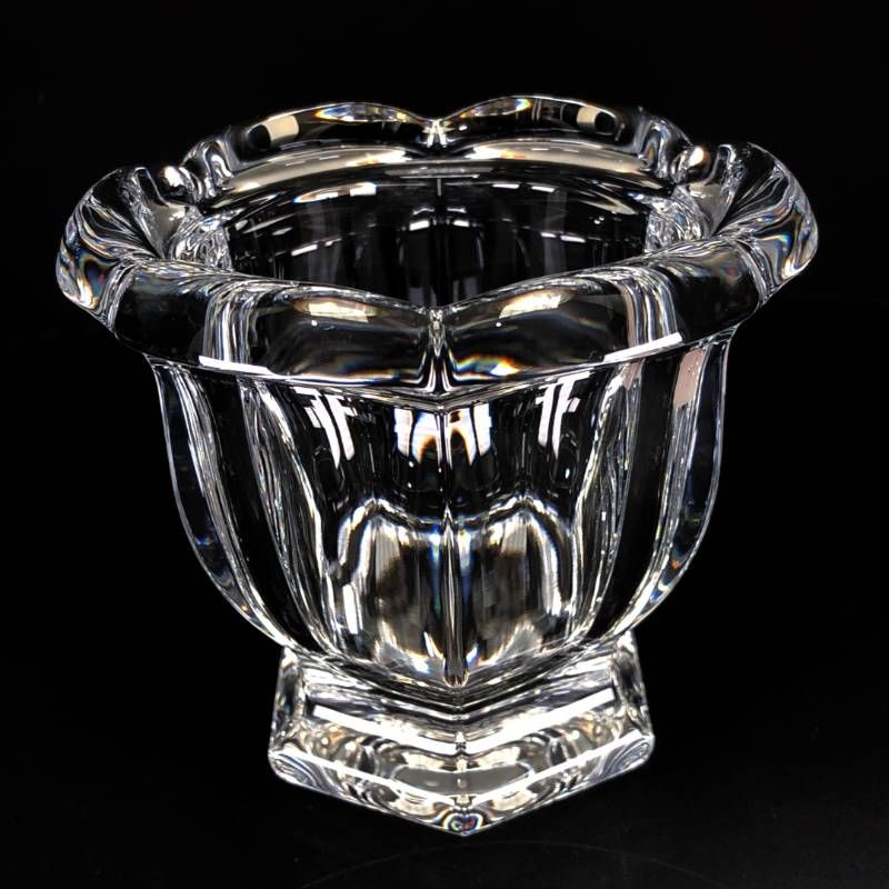 【美品】Baccarat バカラ／ミズーリ ポット ジャム マスタード シュガー／クリスタルグラス／クリア／BC611