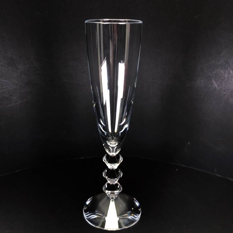 【美品】Baccarat バカラ／ベガ シャンパンフルート／クリスタルグラス／クリア／BC615