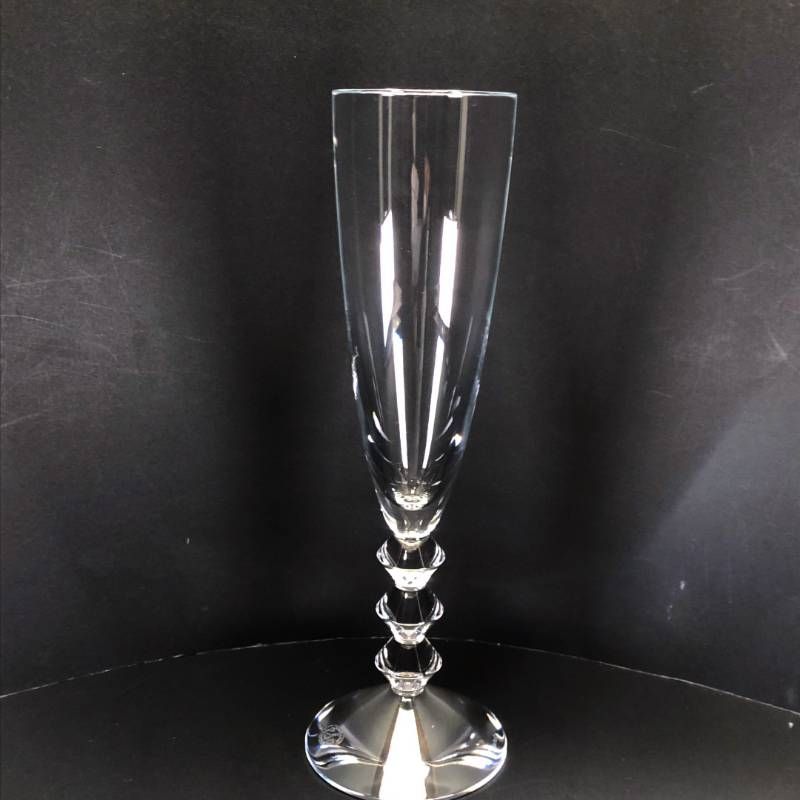 【美品】Baccarat バカラ／ベガ シャンパンフルート／クリスタルグラス／クリア／BC615