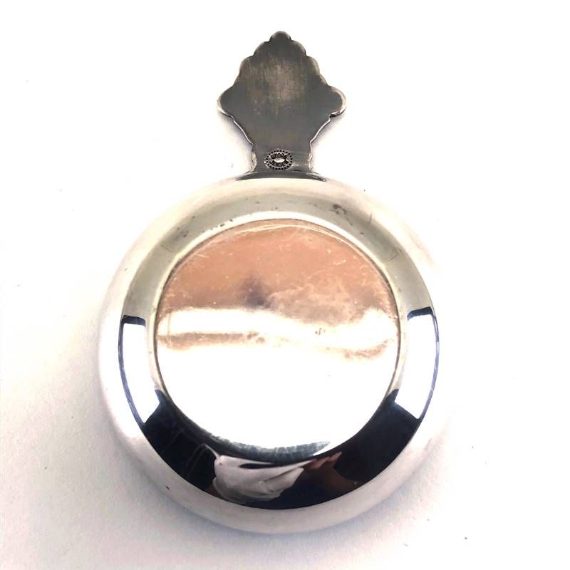 【美品】Georg Jensen ジョージジェンセン／ソルトセラー トレイ／SV925・コバルトガラス／シルバー・ブルー