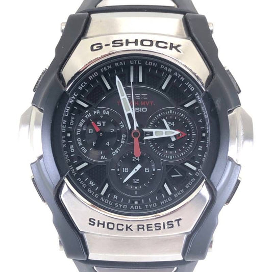 CASIO カシオ／GIEZ GS-1300／ソーラークォーツ／ラバー／ブラック・シルバー