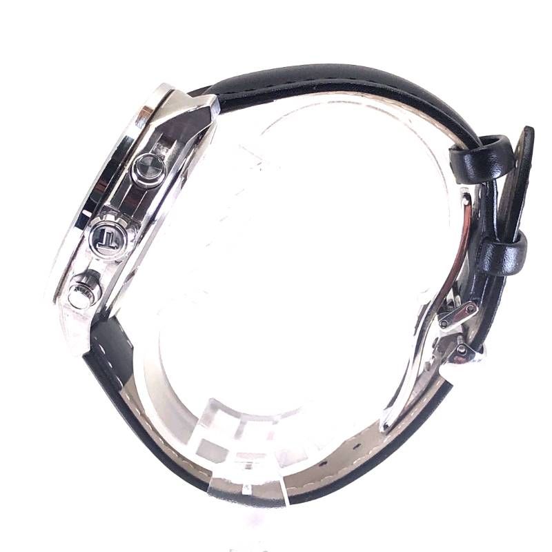 【電池・ベルト交換済】TISSOT ティソ／パンダクロノ T055417 A ES13／クォーツ／ステンレス／シルバー・ホワイト・ブラック