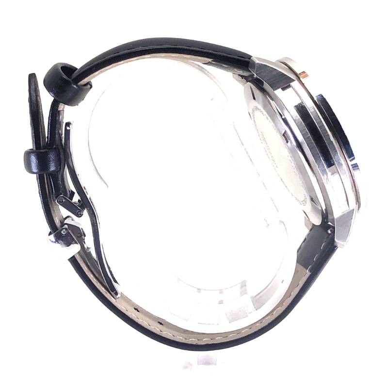【電池・ベルト交換済】TISSOT ティソ／パンダクロノ T055417 A ES13／クォーツ／ステンレス／シルバー・ホワイト・ブラック