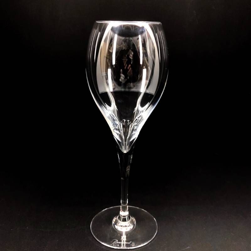 【美品】Baccarat バカラ／オノロジー シャンパーニュ ワイングラス／クリスタルグラス／クリア／BC621