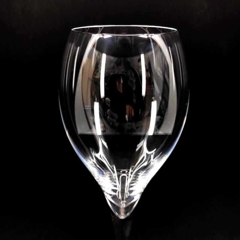 【美品】Baccarat バカラ／オノロジー シャンパーニュ ワイングラス／クリスタルグラス／クリア／BC621