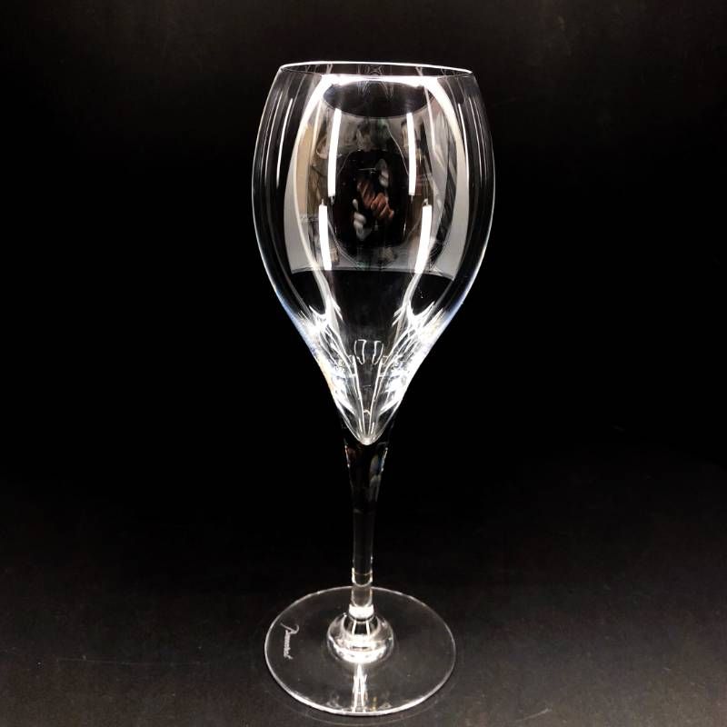 【美品】Baccarat バカラ／オノロジー シャンパーニュ ワイングラス／クリスタルグラス／クリア／BC621