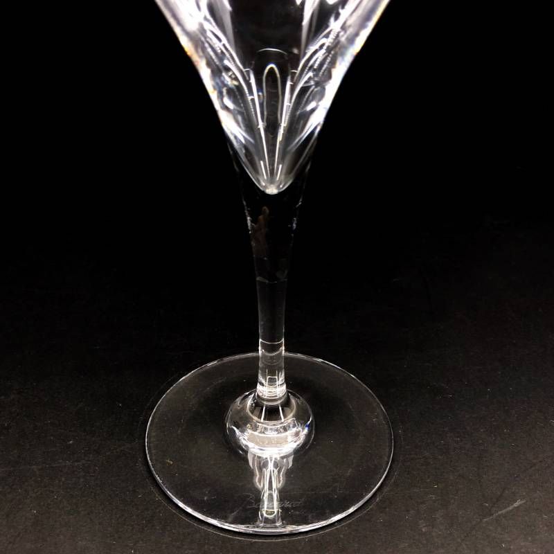 【美品】Baccarat バカラ／オノロジー シャンパーニュ ワイングラス／クリスタルグラス／クリア／BC622