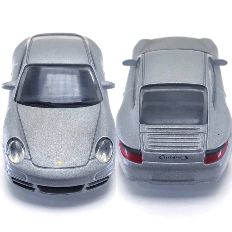 【希少・美品・ミニカー・取説・ケース付き】PORSCHE DESIGN ポルシェデザイン／P’3110 テックフレックス ボールペン／ポルシェCarreraモデルカー付／シルバー
