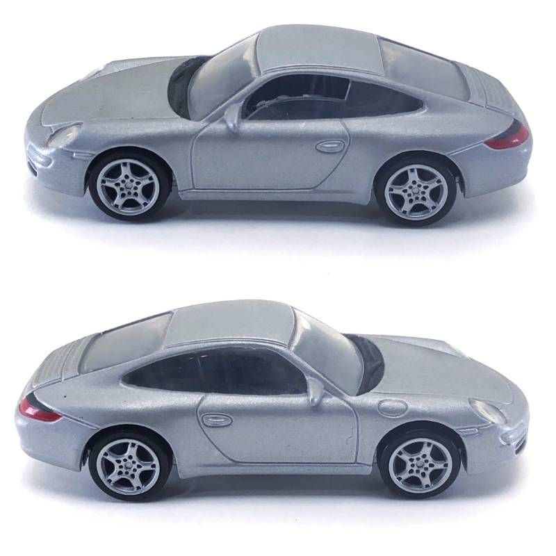【希少・美品・ミニカー・取説・ケース付き】PORSCHE DESIGN ポルシェデザイン／P’3110 テックフレックス ボールペン／ポルシェCarreraモデルカー付／シルバー