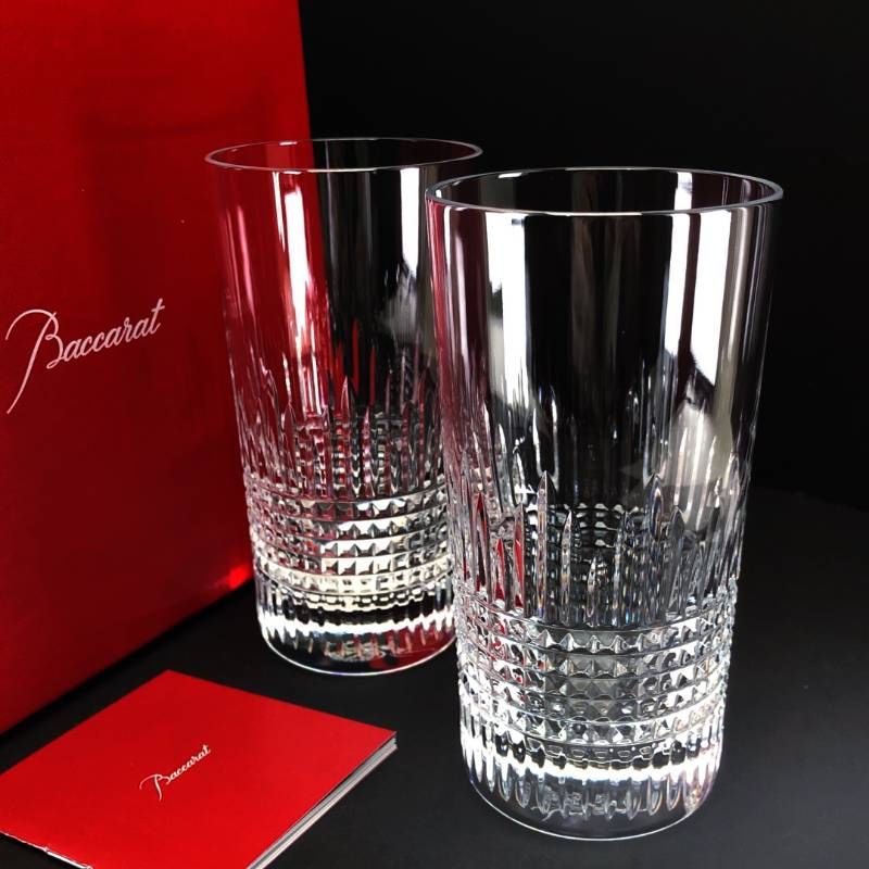 【美品・箱付き】Baccarat バカラ／ナンシー ペア ハイボール タンブラー／グラス／クリア／BC626