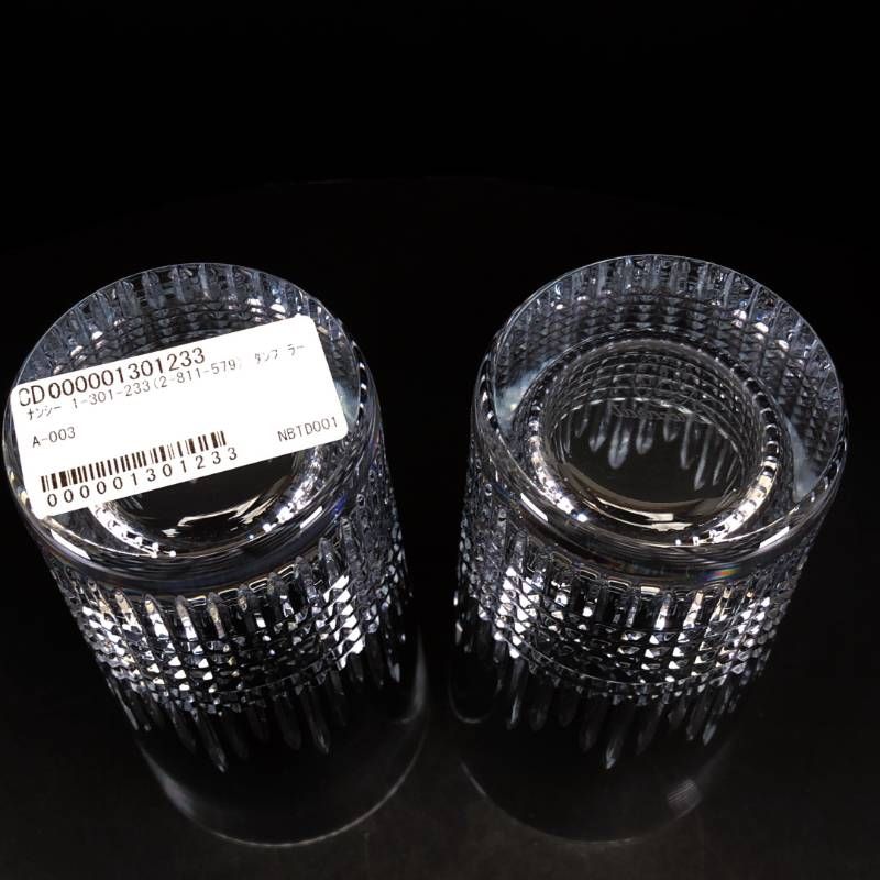 【美品・箱付き】Baccarat バカラ／ナンシー ペア ハイボール タンブラー／グラス／クリア／BC626
