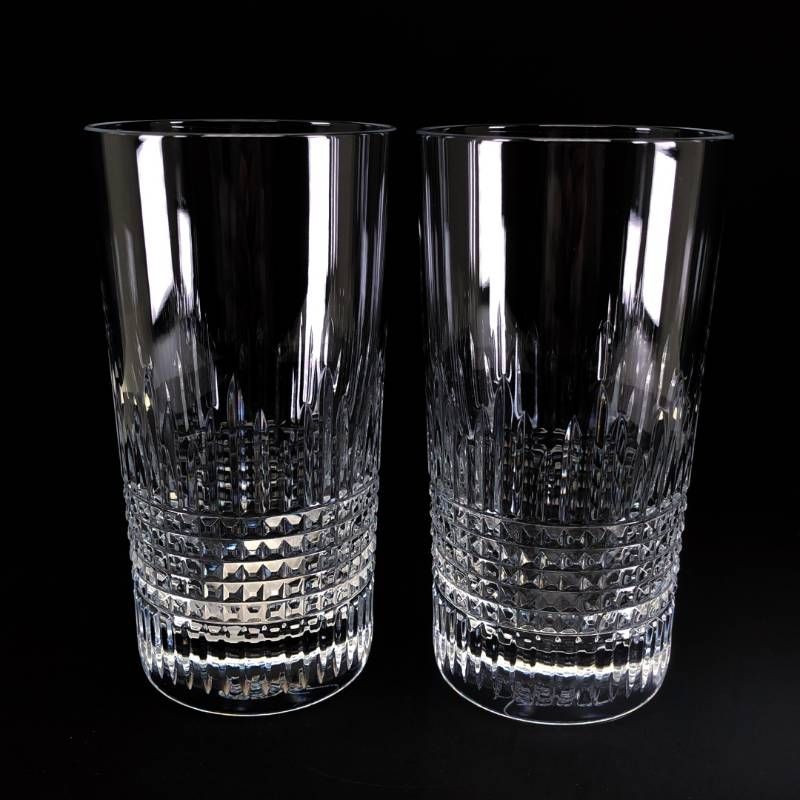 【美品・箱付き】Baccarat バカラ／ナンシー ペア ハイボール タンブラー／グラス／クリア／BC626