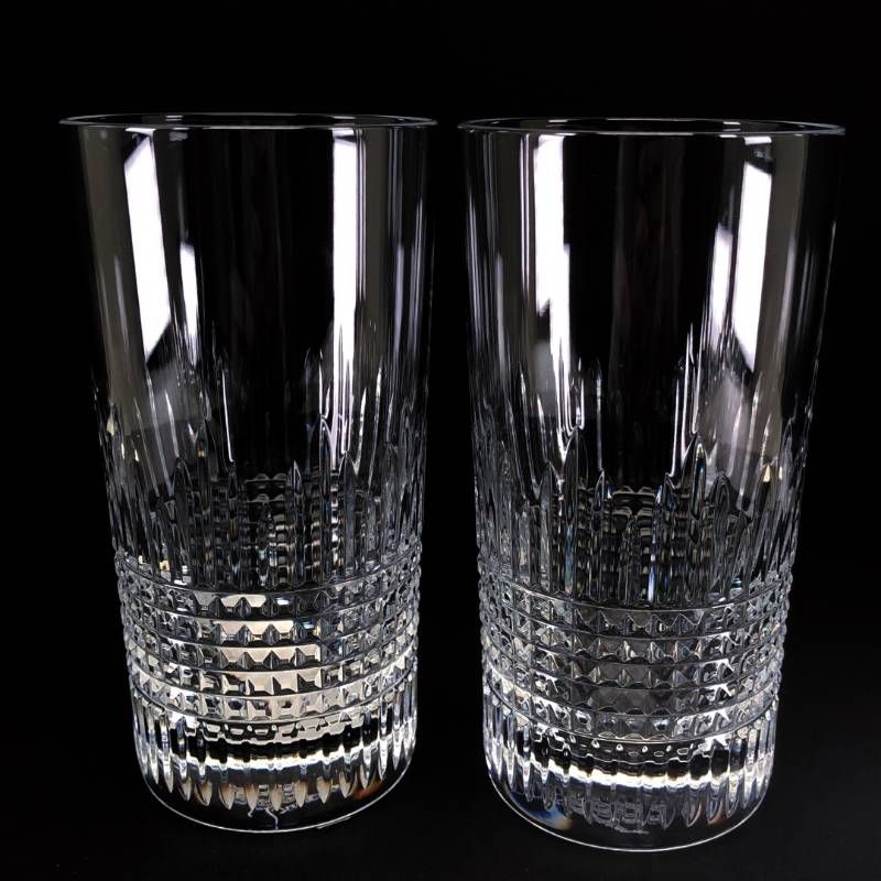 【美品・箱付き】Baccarat バカラ／ナンシー ペア ハイボール タンブラー／グラス／クリア／BC626