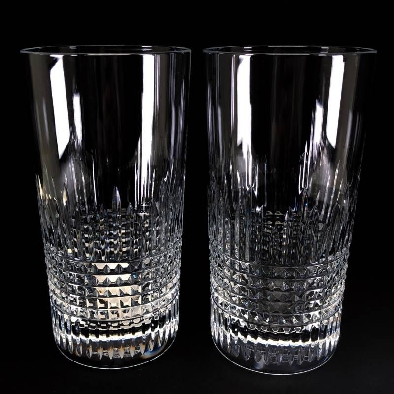 【美品・箱付き】Baccarat バカラ／ナンシー ペア ハイボール タンブラー／グラス／クリア／BC626