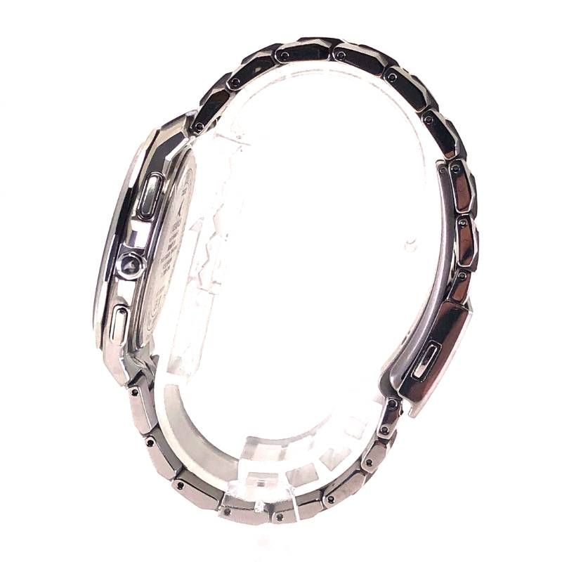 【美品・ケース・コマ付】CASIO カシオ／オシアナスマンタ OCW-S5000-1AJF／ソーラークォーツ／チタン／シルバー・ブラック・ブルー