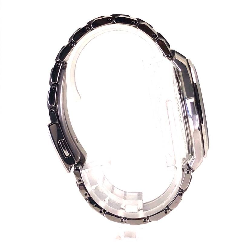 【美品・ケース・コマ付】CASIO カシオ／オシアナスマンタ OCW-S5000-1AJF／ソーラークォーツ／チタン／シルバー・ブラック・ブルー