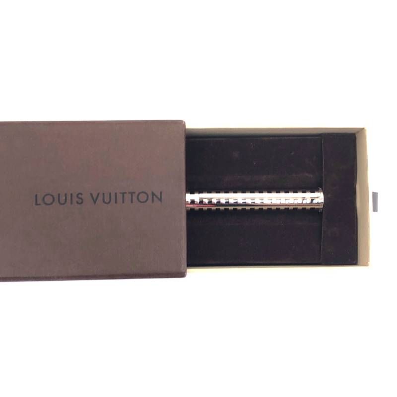 【ケース・替芯・取扱説明書付き・美品】LOUIS VUITTON ルイヴィトン／キャップ式 ジェットラック ボールペン N79173／シルバー・ブラック