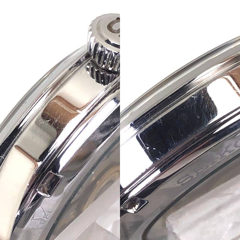 【美品】SEIKO セイコー／プレサージュ カクテルタイム 4R35-01T0／自動巻き／ステンレス／シルバー・ブラック