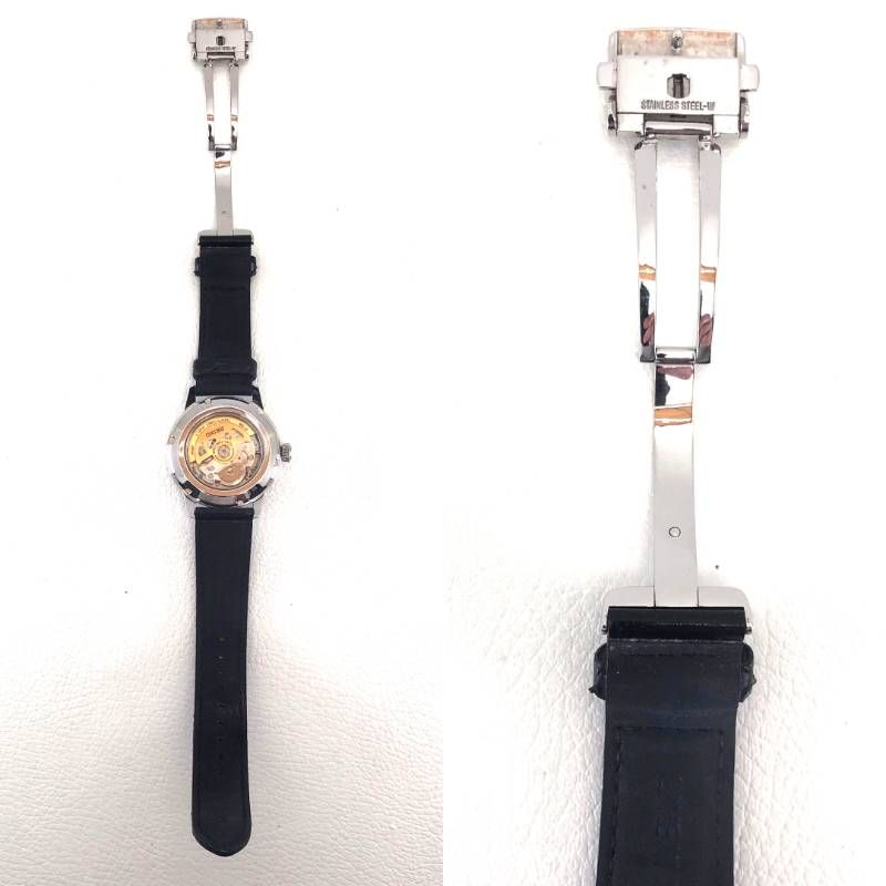 【美品】SEIKO セイコー／プレサージュ カクテルタイム 4R35-01T0／自動巻き／ステンレス／シルバー・ブラック