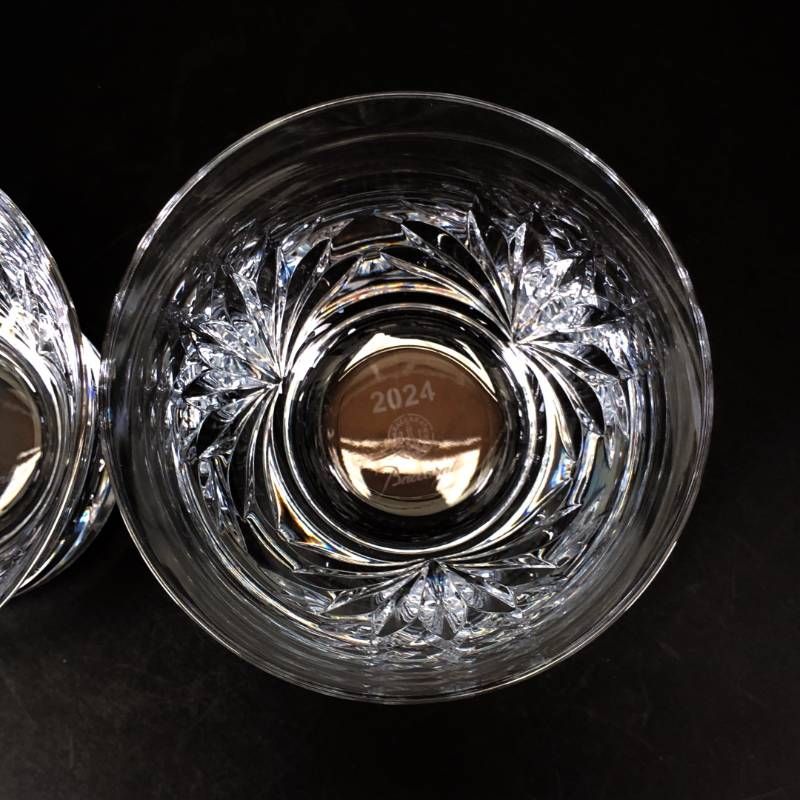 【美品・箱付き】Baccarat バカラ／ルテシア ペア タンブラー／クリスタルグラス／クリア／BC628