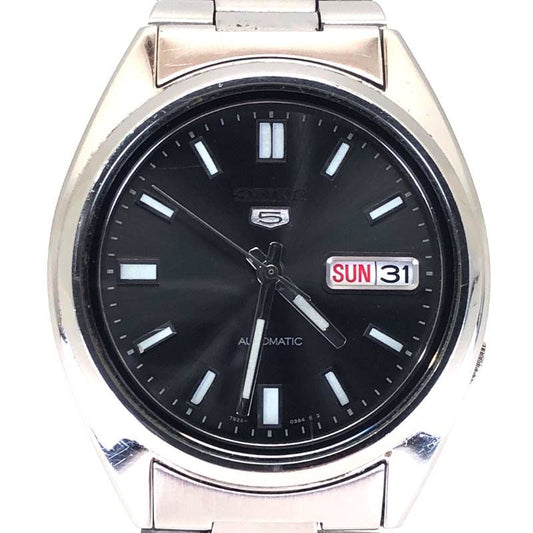 SEIKO セイコー／セイコー5 7S26-0480／自動巻き／ステンレス／シルバー・ブラック